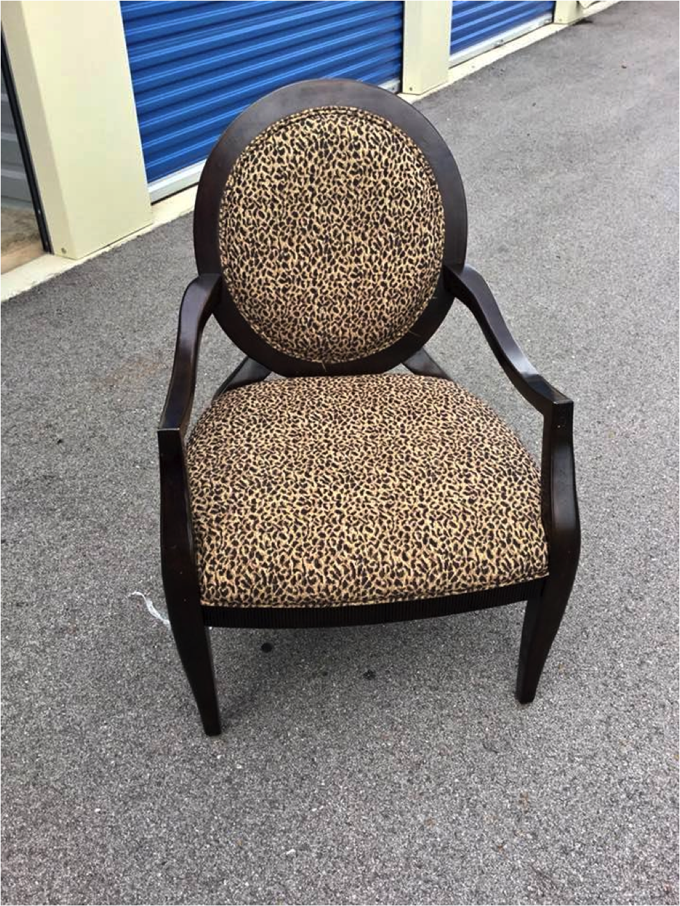 Leopard Print Chair Applewhite Movers