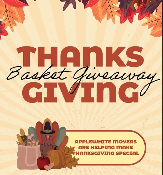 Applewhite Movers Thanksgiving Giveaway